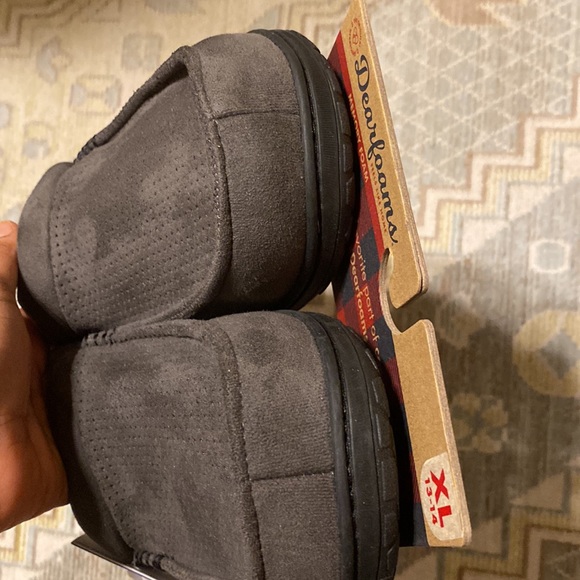 NWT DEARFOAMS Mens Perforated microsuede Moc toe clog size XL US 13-14 - Picture 4 of 7